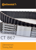 Ремень ГРМ Continental CT867 (OEM VW 028109119J)