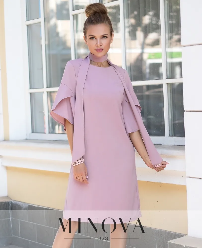 Платье 3101-розовый Minova