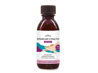 Женский Эликсир страсти (Брусника-смородина) 250мл (Цвет: прозрачный)