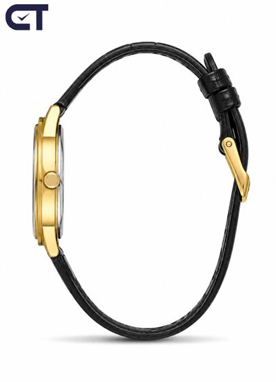 Casio MTP-V001GL-7B Standard часы наручные мужские — белый циферблат, золотистый корпус и кожаный ремешок