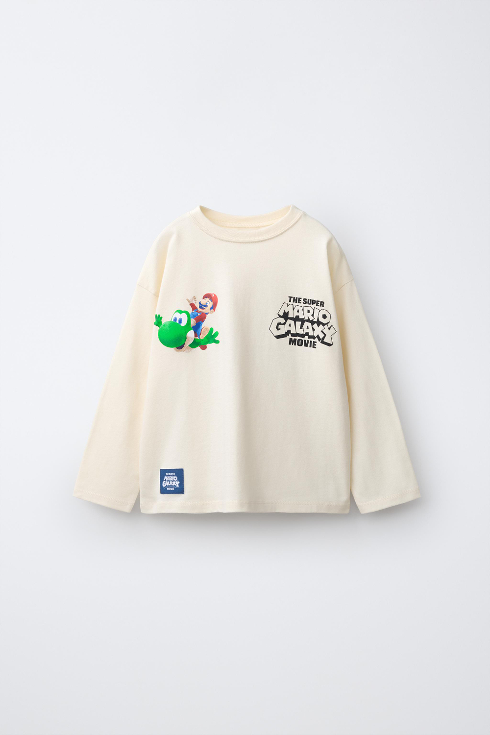 ZARA ЛОНГСЛИВ С ПРИНТОМ MARIO BROS ™ © NINTENDO, ЭКРЮ