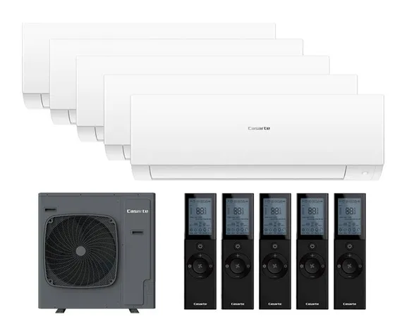Мульти сплит-система Casarte 5 x CAS25CX1/R3-W / 5U105CM1/R3