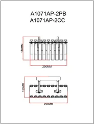 Настенный светильник Mayotte A1071AP-2CC Arte Lamp