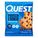 Quest Nutrition, протеиновое печенье, с шоколадной крошкой, 12 шт. по 59 г (2,08 унции)
