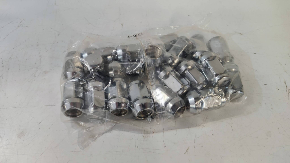 Гайка M14*1,50*35, конус, ключ 19, хром (N008/23519) (20 шт. комплект)
