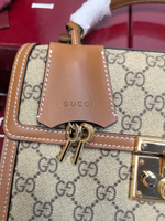 Padlock top handle bag