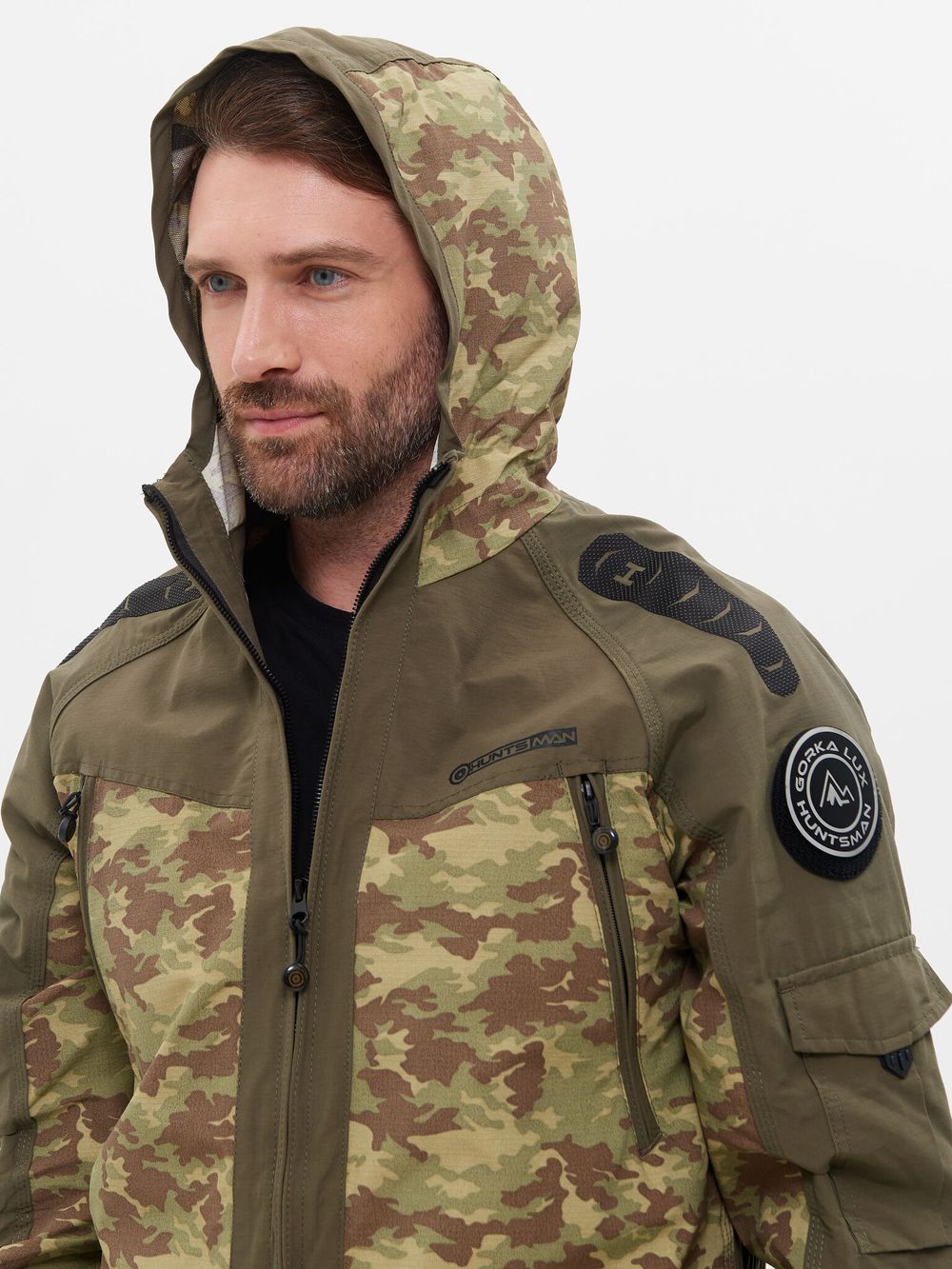 Костюм летний Горка-Люкс ткань Nylon Cotton Рип-Стоп цвет Хаки/MV-23