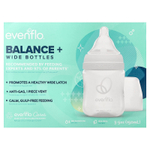 Evenflo Feeding, Balance+, флаконы, широкая, для детей от 0 месяцев, медленный поток, 3 флакона по 150 мл (5 унций)