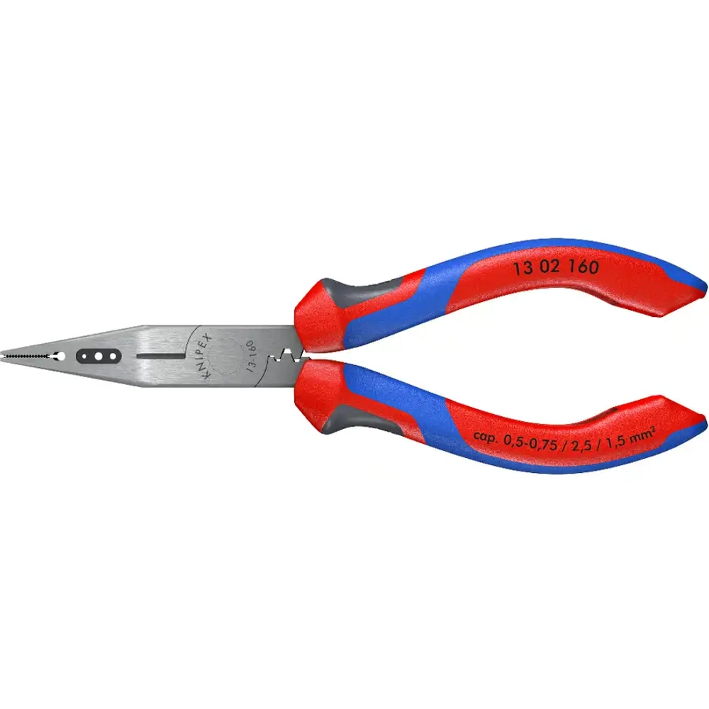 Плоскогубцы для монтажа проводов черненые 160 мм Knipex 13 02 160