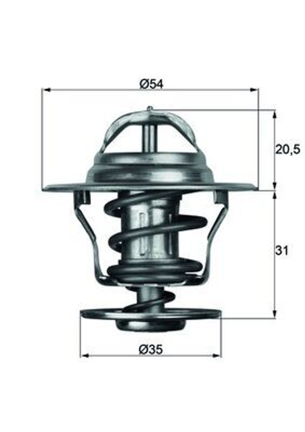 MAHLE - TX1387D-MAH - Thermostat, coolant
