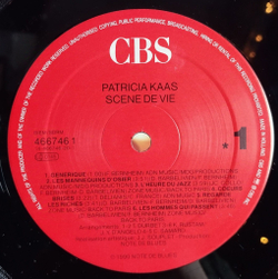 Винтажная виниловая пластинка LP Patricia Kaas Scene De Vie (Holland 1990)