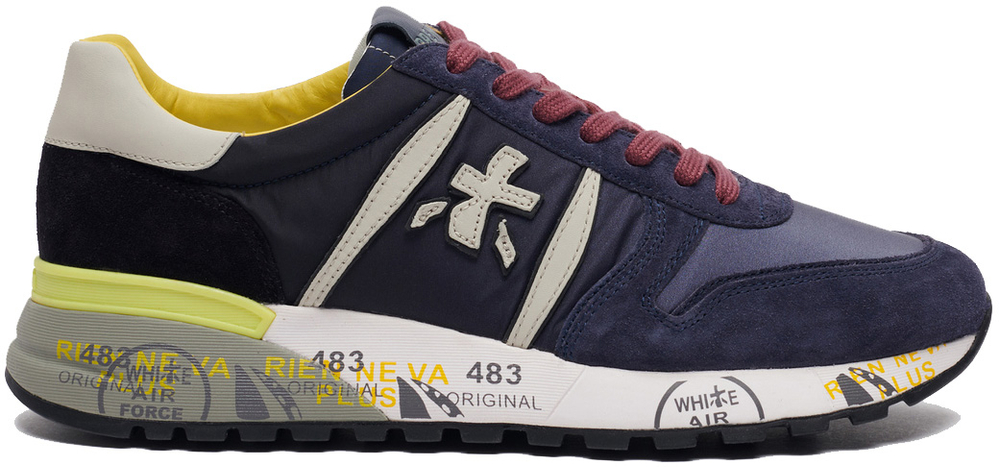 Premiata Lander 4948 Черные с синим