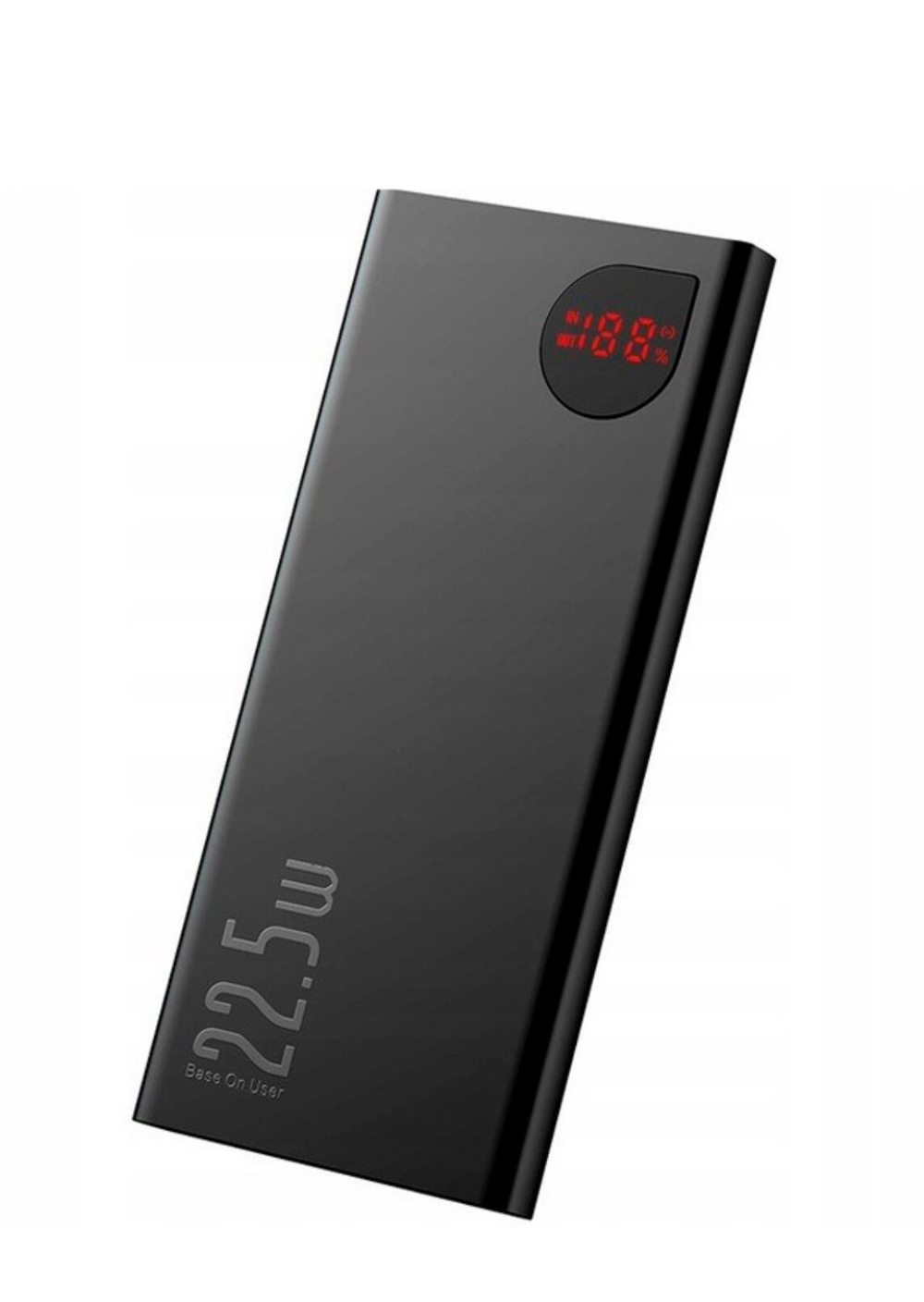 Внешний аккумулятор повербанк чёрный Power Bank 20000mAh 22,5W BASEUS PPADM20S
