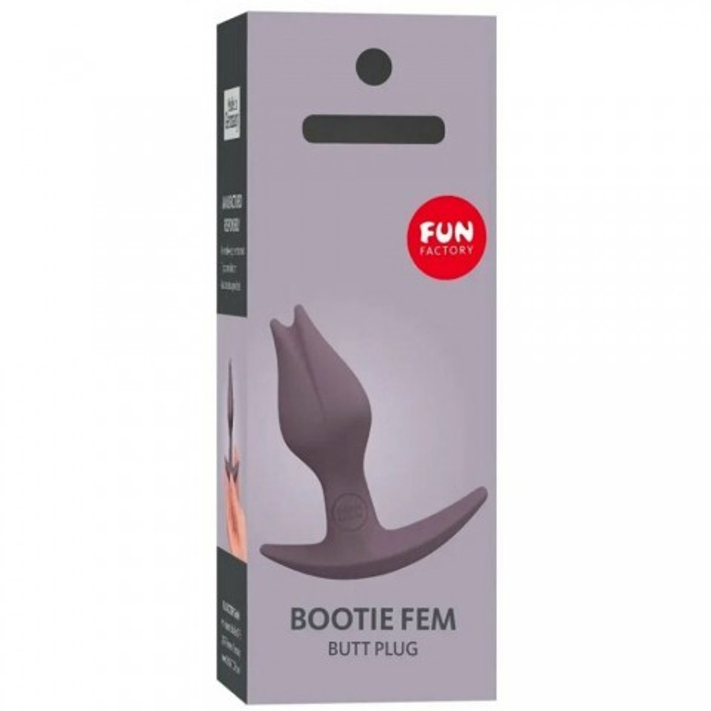 Анальный стимулятор Bootie Fem от Fun Factory (темно-серый)