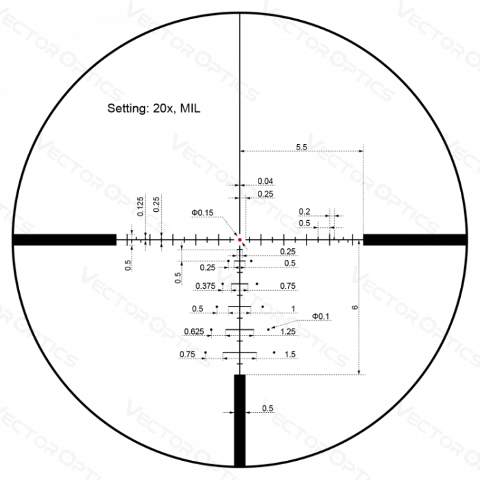 Прицел Vector Optics Paragon 4-20x50 "1" Tactical SFP (SCOL-T44)