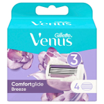 Gillette Venus Набор cменных кассет Comfortglide Breeze для женских бритв, в упаковке 4 кассеты