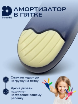 Стельки детские ортопедические при вальгусе