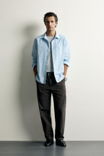 РУБАШКА REGULAR FIT В КЛЕТКУ — ZARA · 3759/149