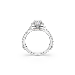 RE UNA:RING RND ANGELIC WHITE/RHS 52