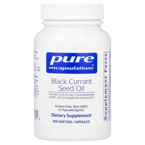 Pure Encapsulations, Black Currant Seed Oil, 100 Softgel Capsules