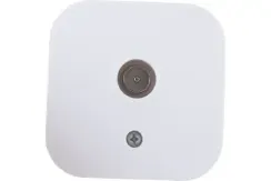 Розетка TV Legrand Quteo накладная белая 26167