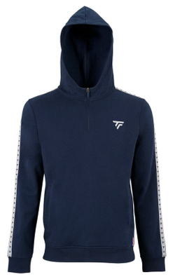 Мужская теннисная кофта Tecnifibre Zipper Hoodie - navy