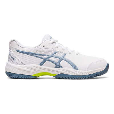Детские теннисные кроссовки ASICS Gel-Game 9 GS All Court Shoe Kids - White, Dark Blue