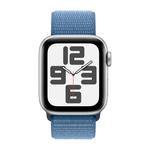 Умные часы Apple Watch SE 2 (2023) GPS, 40mm, Aluminium Case with Sport Loop, Silver/Winter Blue (Серебристый/зимний синий)