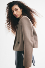Короткий двубортный блейзер - H&M