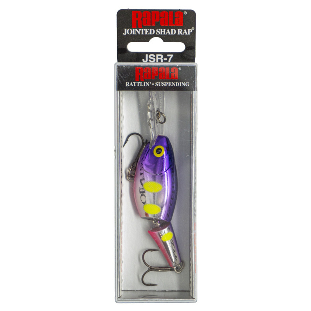 Воблер RAPALA Jointed Shad Rap JSR07 / 7 см, 13 г, цвет VDH