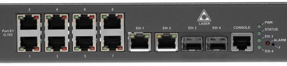 Мультиплексор-коммутатор НПО Телеком Оптик-4GE-8E1-ToP