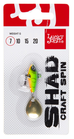 Тейл-спиннер Lucky John SHAD CRAFT SPIN 7г, цвет 003