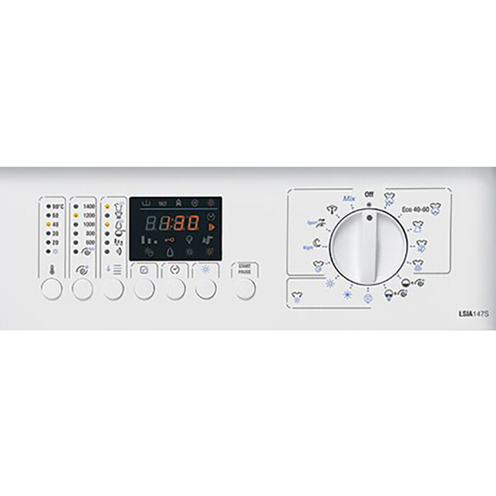 Встраиваемая стиральная машина с сушкой Smeg LSIA147S