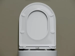 Унитаз подвесной Ceramicanova Маттео (Matteo) CN4016T торнадо, с сиденьем микролифт, белый