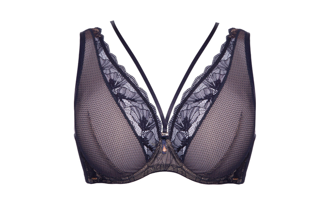 Бюстгальтер-бралетт Volare с мягкими чашечками +size (Размер: 90B) (Цвет: темно-синий)