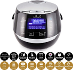 Yum Asia Рисоварка Sakura Rice Cooker, 8 чашек, 1.5 л (Black and Silver)