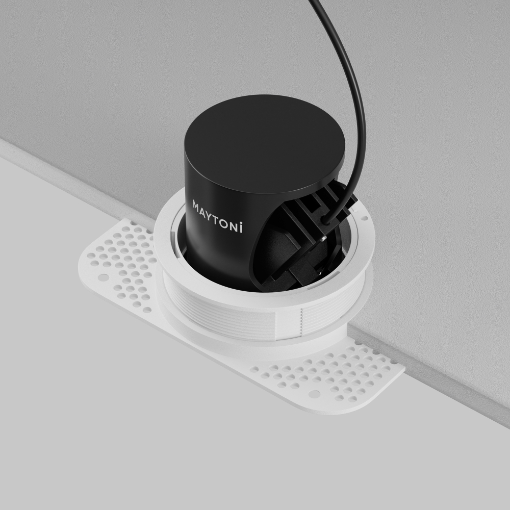 Встраиваемый светодиодный светильник Maytoni Focus LED mini DL127-8W3K-TRS-B