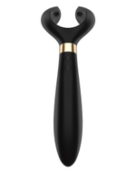 Чёрный вибромассажер для пар Satisfyer Endless Fun (Цвет: черный)