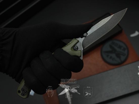 Складной нож Городской НОКС "Геккон" сталь AUS-8 340-580406 c клинком из стали AUS-8, рукоять G10