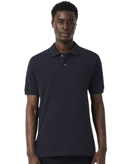 Теннисное поло Lacoste Classic Fit Embroidery Detail Petit Piqu_ - black