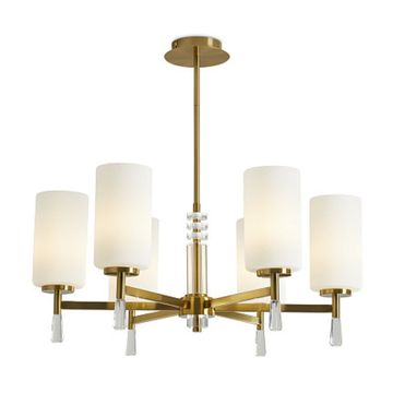 Подвесной светильник 6*E27 FR2031PL-06BS латунь Chic Classic Freya