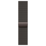 Умные часы Apple Watch Series 10 GPS, 46mm, Jet Black Aluminium Case with Milanese Loop, Slate