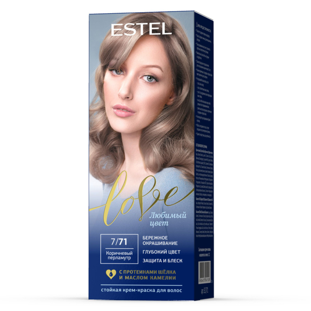 Краска для волос Estel Love коричневый перламутр 7/71