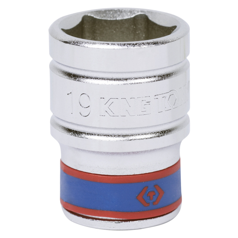 Головка торцевая стандартная шестигранная 1/2", 19 мм KING TONY 433519M