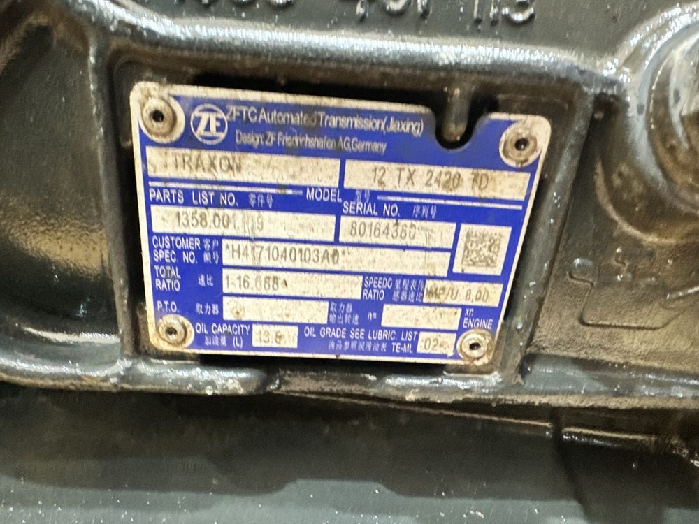 АКПП ZF 12TX2420TD TRAXON 2023г.