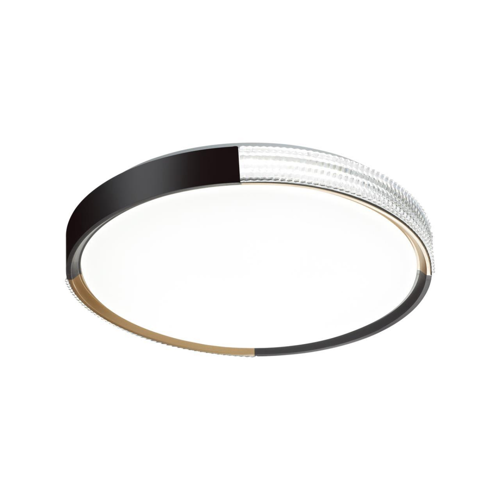 7629/DL PALE SN 033 Потолочный светодиодный светильник/белый/черный/золотистый LED 48Вт c ДУ 3000-6000К D400 IP43 пульт ДУ VELIO