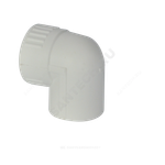Угольник PP-R комбинированный белый Дн 20х3/4"х90гр ВР ZFPCL