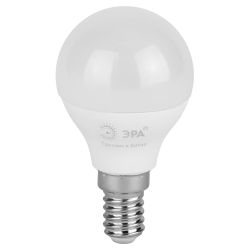 Лампа светодиодная ЭРА RED LINE LED P45-8W-840-E14 R 8Вт шар нейтральный белый свет E14 | Лампы cветодиодные Шар (G/P)