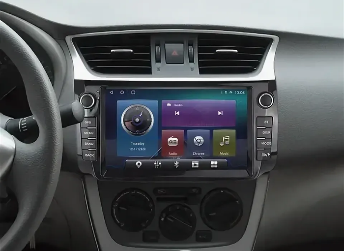 Магнитола для Nissan Sentra/Sylphy B17 2012-2023, Tiida 2015 - Kuberg QLed, Android 14, TS105, Быстрейшая, CarPlay, SIM-слот