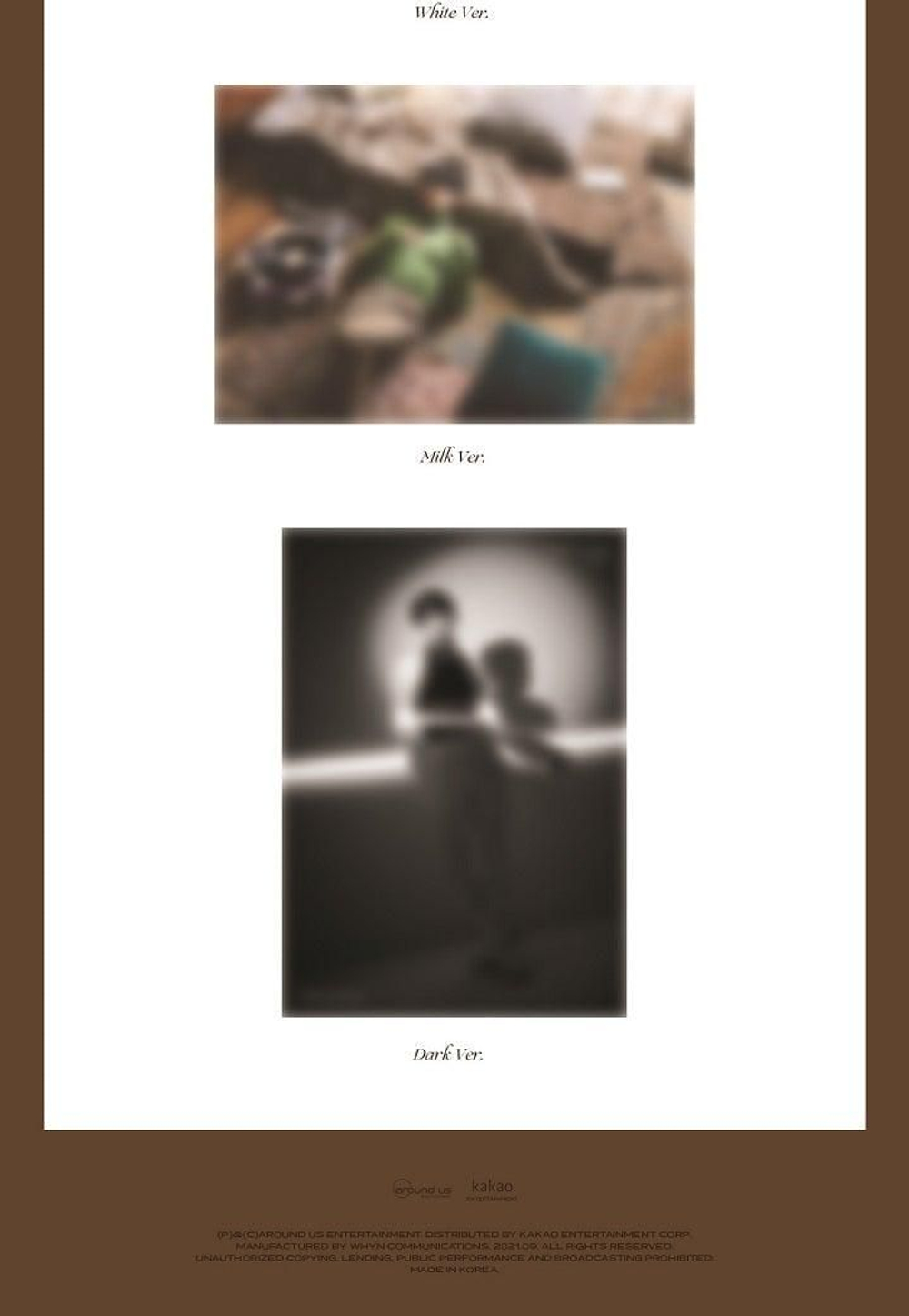 Альбом YANG YO SEOP - CHOCOLATE BOX 1st Album 3 Version SET